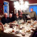 a seder table